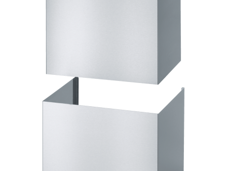 Miele DADC6000 Stainless Steel Chimney Section - For Alternative Upward Vented Ducting Online now