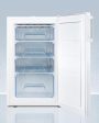 Summit FS407LPROADA 20  Wide Ada Height All-Freezer For Freestanding Use, Manual Defrost With A Lock And Probe Hole Fashion