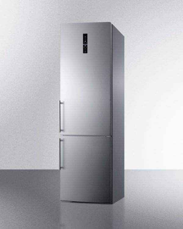 Summit FFBF181ESIM 24  Wide Bottom Freezer Refrigerator With Icemaker Hot on Sale