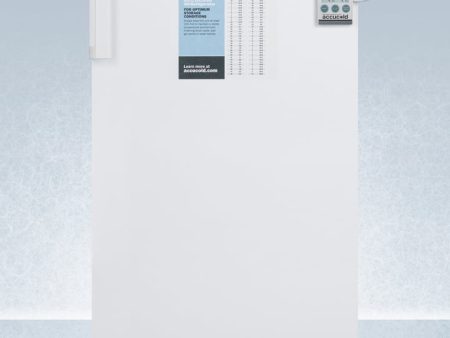 Summit FF511LBI7PLUS2ADA Ada Compliant Commercially Listed 20  Wide Built-In Undercounter All-Refrigerator, Auto Defrost With An Internal Fan, Nist Calibrated Thermometer, And Lock Online Hot Sale