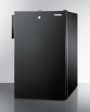 Summit FS408BLBI7ADA Commercially Listed Ada Compliant 20  Wide Built-In Undercounter All-Freezers, -20 C Capable With A Lock And Black Finish Hot on Sale