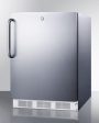 Summit FF7LCSS Commercially Listed Built-In Undercounter All-Refrigerator For General Purpose Use, Auto Defrost W Ss Exterior And Front Lock Online Sale