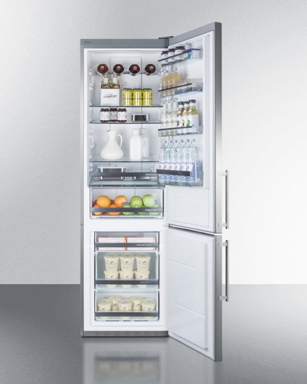 Summit FFBF181ES 24  Wide Bottom Freezer Refrigerator Online now