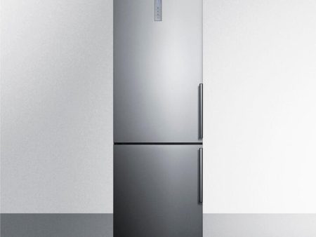 Summit FFBF192SSBILHD 24  Wide Built-In Bottom Freezer Refrigerator Online Hot Sale