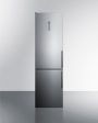 Summit FFBF192SSBILHD 24  Wide Built-In Bottom Freezer Refrigerator Online Hot Sale