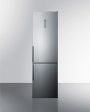 Summit FFBF192SSIM 24  Wide Bottom Freezer Refrigerator With Icemaker Online Sale