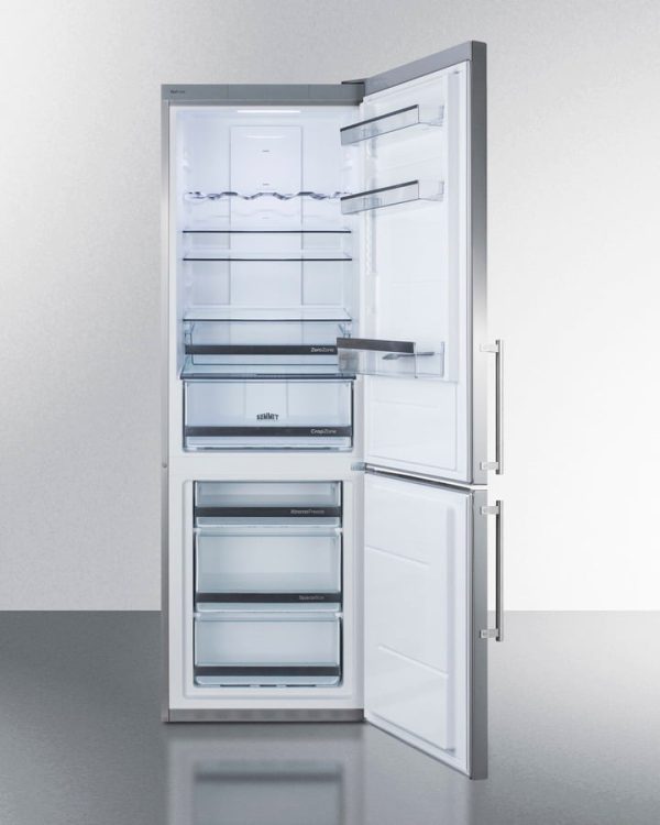 Summit FFBF249SS 24  Wide Bottom Freezer Refrigerator Online