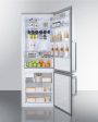 Summit FFBF287SSIM 28  Wide Bottom Freezer Refrigerator With Icemaker Hot on Sale