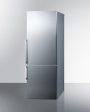 Summit FFBF287SSIM 28  Wide Bottom Freezer Refrigerator With Icemaker Hot on Sale