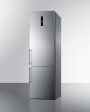 Summit FFBF181ESBI 24  Wide Built-In Bottom Freezer Refrigerator on Sale