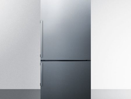 Summit FFBF287SSIM 28  Wide Bottom Freezer Refrigerator With Icemaker Hot on Sale