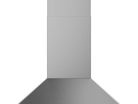 Monogram ZVWS361SRSS Monogram 36  Wall-Mounted Pyramid Chimney Vent Hood With Air Quality Sensors on Sale