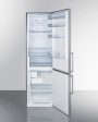 Summit FFBF192SSIM 24  Wide Bottom Freezer Refrigerator With Icemaker Online Sale