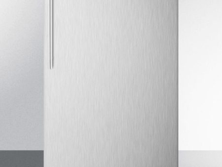 Summit FS407L7SSHVADA Commercially Listed Ada Compliant 20  Wide All-Freezer, -20 C Capable With A Lock, Stainless Steel Door, Thin Handle And White Cabinet Discount