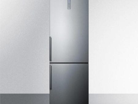 Summit FFBF192SSBIIM 24  Wide Built-In Bottom Freezer Refrigerator With Icemaker on Sale