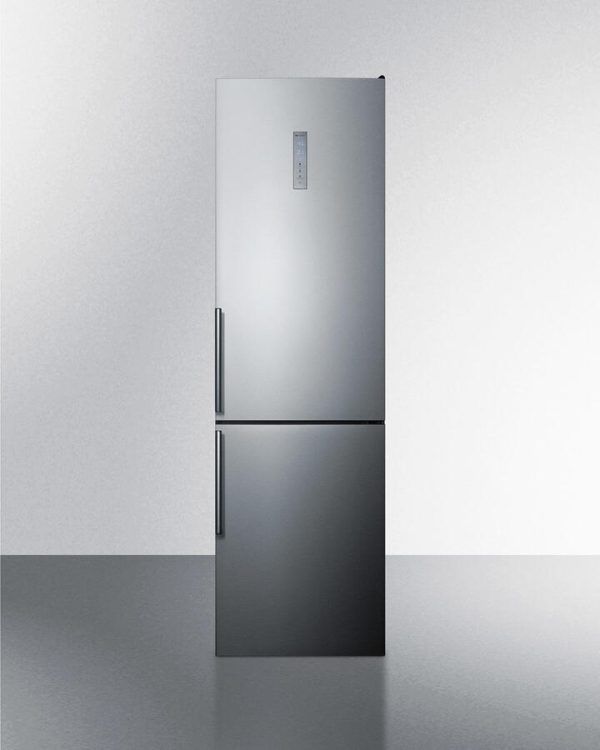 Summit FFBF192SSBIIM 24  Wide Built-In Bottom Freezer Refrigerator With Icemaker on Sale