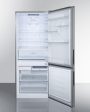 Summit FFBF279SSBI 28  Wide Built-In Bottom Freezer Refrigerator Hot on Sale