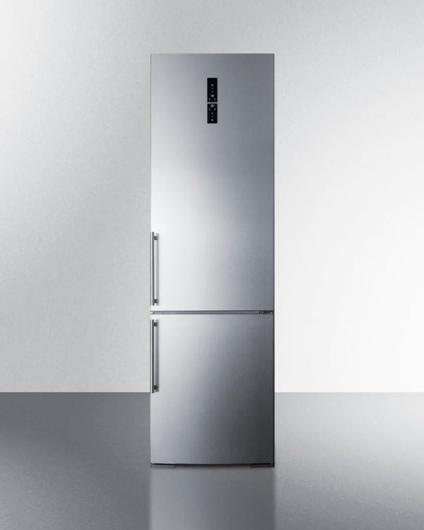 Summit FFBF181ESIM 24  Wide Bottom Freezer Refrigerator With Icemaker Hot on Sale