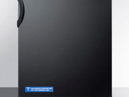 Summit FF7LBLADA Ada Compliant Commercial All-Refrigerator For Freestanding General Purpose Use, With Lock, Auto Defrost Operation And Black Exterior For Sale