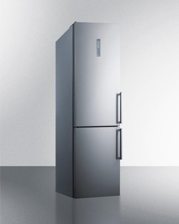 Summit FFBF192SSBILHD 24  Wide Built-In Bottom Freezer Refrigerator Online Hot Sale