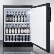 Summit FF7LBLPUB Commercially Approved Freestanding Craft Beer Pub Cellar With Digital Thermostat In Black Finish Supply