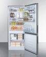 Summit FFBF279SSIM 28  Wide Built-In Bottom Freezer Refrigerator With Icemaker For Cheap