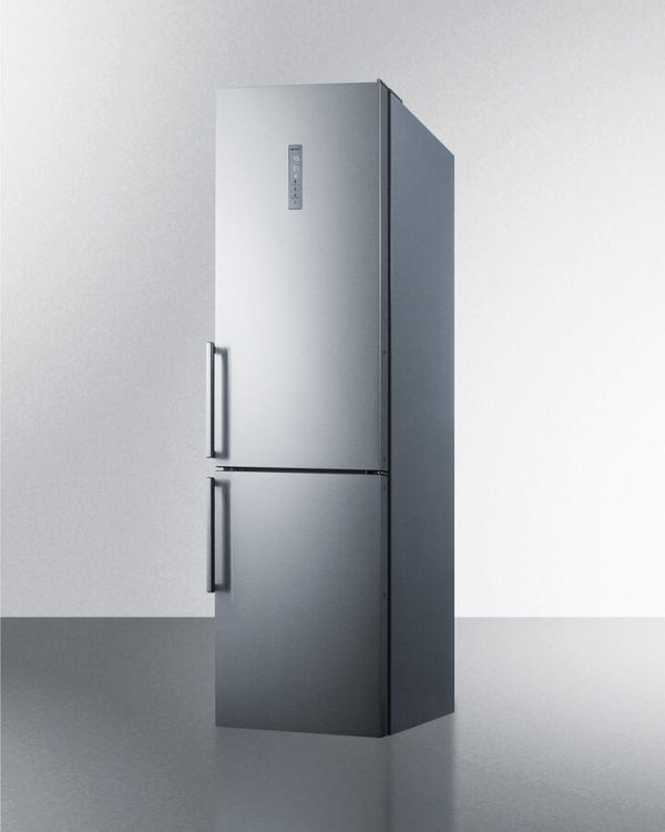 Summit FFBF192SSBIIM 24  Wide Built-In Bottom Freezer Refrigerator With Icemaker on Sale