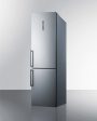 Summit FFBF192SSIM 24  Wide Bottom Freezer Refrigerator With Icemaker Online Sale