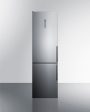 Summit FFBF192SSBIIMLHD 24  Wide Built-In Bottom Freezer Refrigerator With Icemaker For Cheap