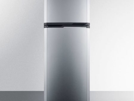 Summit FF948SS 8.8 Cu.Ft. Frost-Free Refrigerator-Freezer With Platinum Cabinet And Stainless Steel Doors Cheap