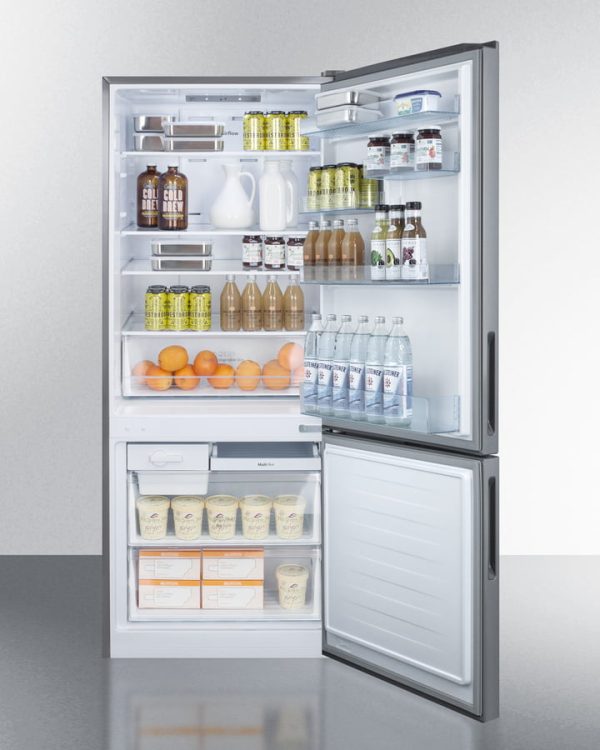 Summit FFBF279SS 28  Wide Bottom Freezer Refrigerator Online Sale