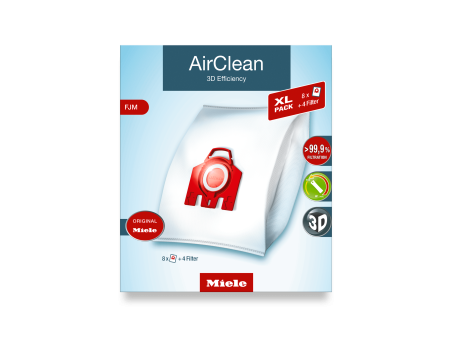 Miele FJMXLAIRCLEAN3D Xl-Pack Airclean 3D Efficiency Fjm - 8 Airclean Fjm Dustbags At A Discount Price For Cheap