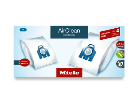 Miele GNHA50PERFORMANCEAIRCLEAN3D Performance Pack Airclean 3D Efficiency Gn 50 - 16 Dustbags And 1 Hepa Airclean Filter At A Discount Price Sale