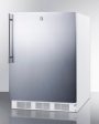 Summit FF7LSSHVADA Ada Compliant Commercial All-Refrigerator For Freestanding General Purpose Use, Auto Defrost W Lock, Ss Door, Thin Handle, And White Cabinet Online Hot Sale