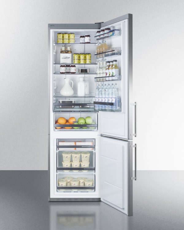 Summit FFBF181ES 24  Wide Bottom Freezer Refrigerator Online now