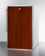 Summit FF511LBI7FR Commercially Listed 20  Wide Built-In Undercounter All-Refrigerator, Auto Defrost With A Lock And Stainless Steel Door Frame For Slide-In Custom Panels For Discount