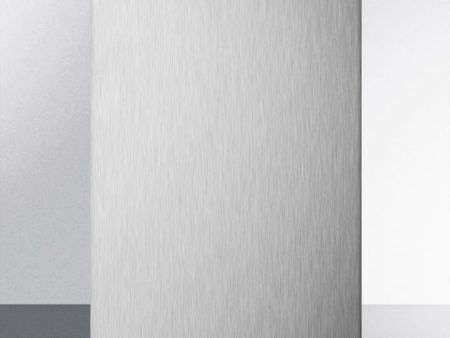 Summit FF511LBI7SSHH Commercially Listed 20  Wide Built-In Undercounter All-Refrigerator, Auto Defrost With A Lock, Stainless Steel Door, Horizontal Handle And White Cabinet on Sale