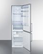 Summit FFBF192SSBIIM 24  Wide Built-In Bottom Freezer Refrigerator With Icemaker on Sale