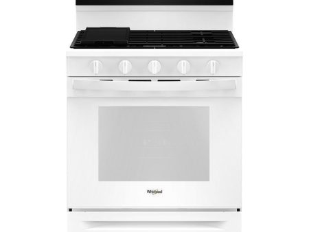 Whirlpool WFGS7530RW 30-Inch Smart Gas Range With Air Cooking Technology, No Preheat Air Fry, Steam Self Clean And High Speed Preheat Online Sale