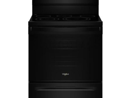 Whirlpool WFES5030RB 30-Inch Energy Star Electric Range With Air Cooking Technology, No Preheat Air Fry And Air Baking And Self Clean on Sale