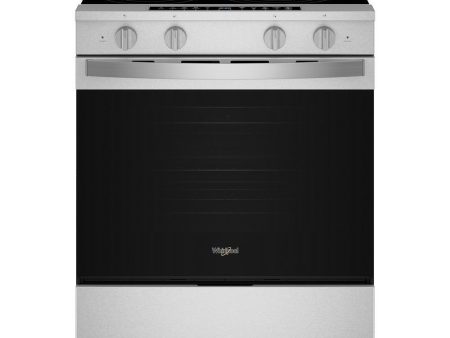 Whirlpool WSES7530RZ 30-Inch Smart Slide In Electric Range With Air Cooking Technology, No Preheat Air Fry, Wipeclean™ Coating, Steam Self Clean And High Speed Preheat Hot on Sale