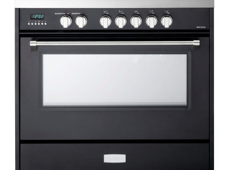 Verona VUFSIE365E Verona Ultima 36  Induction Range - Matte Black Online now