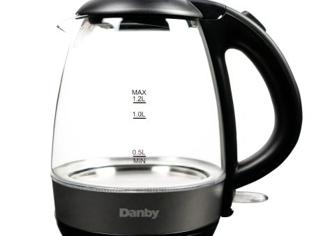 Danby DBKT12013BD11 Danby 1.2L Glass Kettle In Black Discount