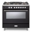 Verona VUFSGE365E Verona Ultima 36  Dual Fuel Range - Matte Black Fashion