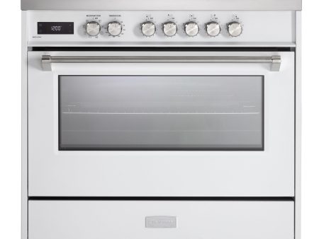 Verona VUFSIE365W Verona Ultima 36  Induction Range - White Sale