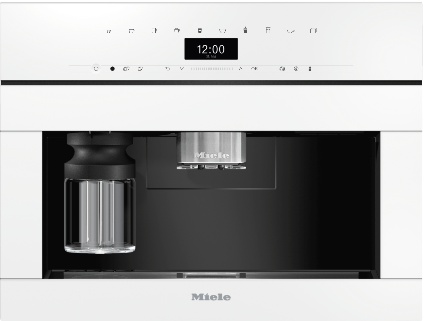 Miele CVA7440BW Cva 7440 - Built-In Coffee Machine In A Perfectly Combinable Design With Patented Cupsensor For Perfect Coffee. Online now