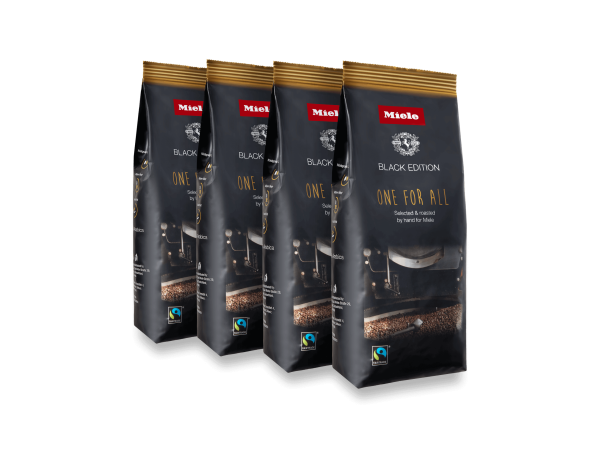 Miele MIELEBLACKEDITIONONEFORALL4X250G Organic Blend One For All - Perfect For Making Espresso, Café Crema, And Specialty Coffees With Milk. For Discount