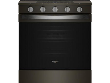 Whirlpool WSGS7530RV 30-Inch Smart Slide In Gas Range With Air Cooking Technology, No Preheat Air Fry, Wipeclean™ Coating, Steam Self Clean And High Speed Preheat Fashion