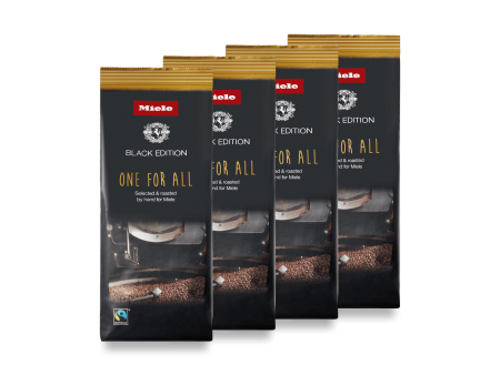 Miele MIELEBLACKEDITIONONEFORALL4X250G Organic Blend One For All - Perfect For Making Espresso, Café Crema, And Specialty Coffees With Milk. For Discount