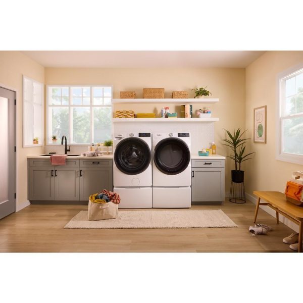 Whirlpool WED5720RW 7.4 Cu. Ft. Smart Front Load Energy Star® Electric Dryer With Wrinkle Shield™ Option For Sale